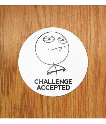 Sticker Challenge Accepted